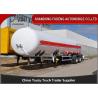 Buy cheap Gas Ammonia Liquid LPG Tank Trailer Volume 49.1 Cubic Meter Steel Material from wholesalers