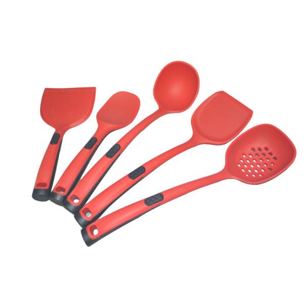 Buy cheap Sustainable Silicone Spatula Kitchenaid Eco Friendly 5 Piece Silicone Utensil Set from wholesalers