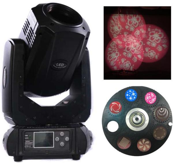 Buy cheap 200W 3 In 1 LED Zoom Moving Head Light 3 Facet Prism And 2 Gobo Wheels from wholesalers