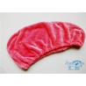 Buy cheap Yellow / Red Microfibre Hair Turban Towel Wrap Super Absorbent , Quick Dry Towel from wholesalers