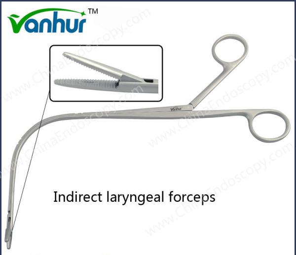 Buy cheap Ent General Throat Instruments Indirect Laryngeal Forceps For Adult Group Durable from wholesalers