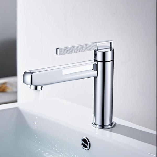 Buy cheap Brass Single Hole Bathroom Faucet Smooth Water Outlet Deck Mounted from wholesalers