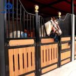 4.2m European Horse Stalls Powder Coated Or Galvanized Weatherproof Customizable