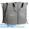 Buy cheap Laundry Bag, Foldable Laundry Sorter Basket, Multi Compartments, Bedroom Clothes Storage, Washing Basket from wholesalers