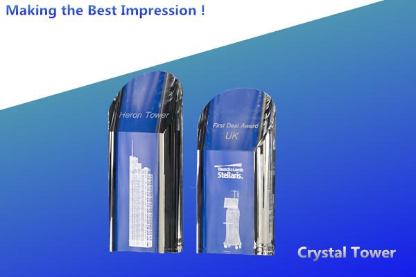 Buy cheap angle tower award/crystal angle tower award/3d crystal award/3d LASER CRYSTAL AWARD from wholesalers