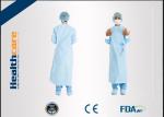 Dark Green Disposable Surgical Gown Non Woven Lab Gowns Lightweight Blood Proof