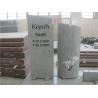 Buy cheap European style flower shape white marble upright headstone from wholesalers