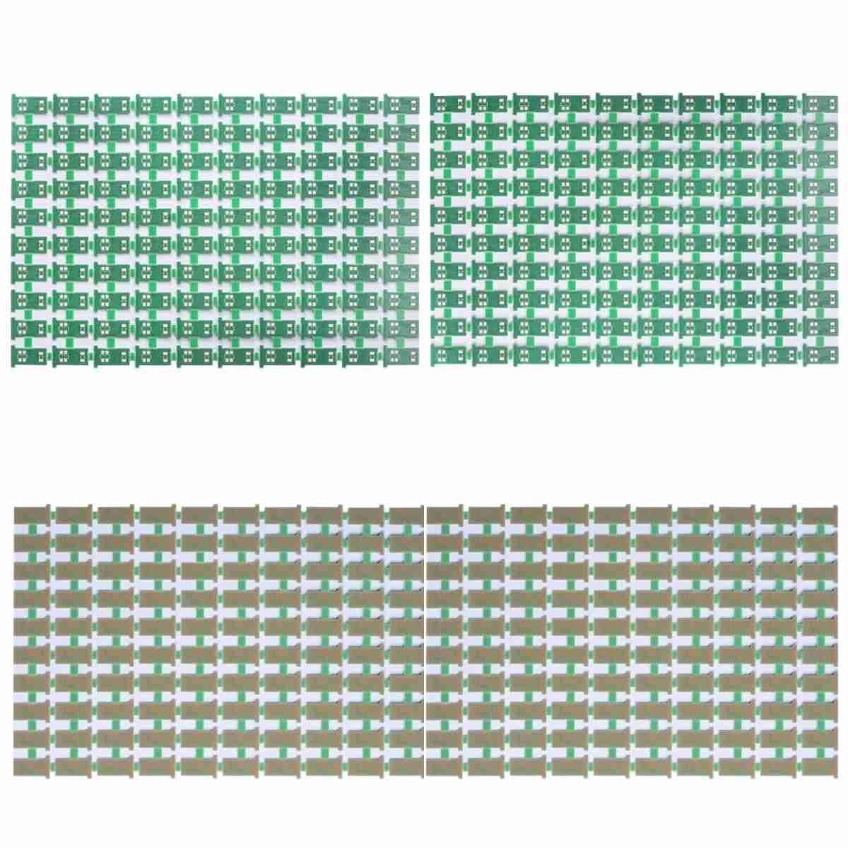 Green Solder Mask FR4 Single Sided PCB Board 0.4mm Halogen Free