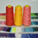 40/2 Colors 100% Spun Polyester Sewing Thread With Dyed Color