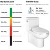 Buy cheap Elongated Skirted Siphonic One Piece Toilet Comfort Height Round Flushing from wholesalers