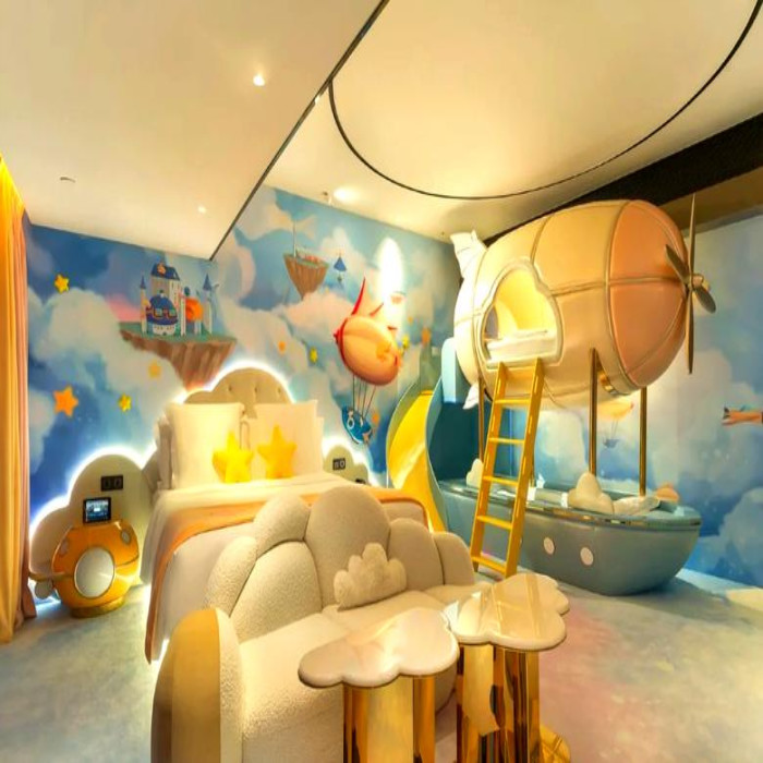 Babysitting Services and Hardware Included Family Hotel Slide for Families