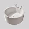 Buy cheap Round Acrylic Freestanding Bath Tub White freestanding soaking bathtub from wholesalers