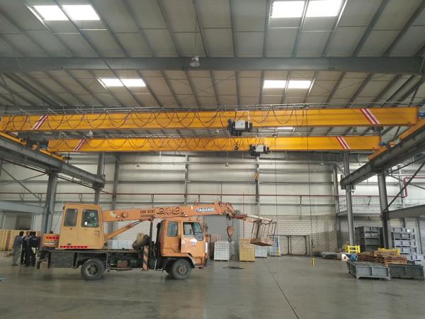 Buy cheap 7.5 - 31.5m Span Single Girder Eot Crane Wireless 10ton Suspension Bridge Crane from wholesalers