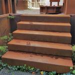 Architectural Constructions Origami Staircase Corten Steel Steps Spiral Stairs