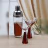 Buy cheap Whole Set Heavy Stout Stemed Crystal Cocktail Glasses , Vintage Martini Glasses from wholesalers