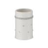 Buy cheap Round shape ceramic bathroom accessories set white color with acrylic decor bathroom countertop accessories from wholesalers