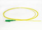 Buy cheap Multi Mode ST Fiber Optic Pigtail UPC APC Corning Fiber With Yellow Color from wholesalers