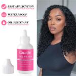 Private Label Waterproof Extreme Hold Invisible Hair Wig Glue For Lace Wig