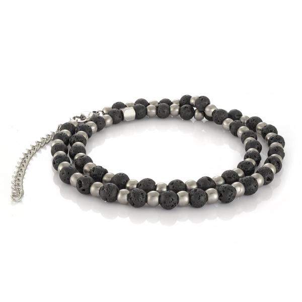 Buy cheap Unisex Silver Plated Stainless Steel Tiger Eye Stone Agate Beaded Bracelet Classic For Gift from wholesalers