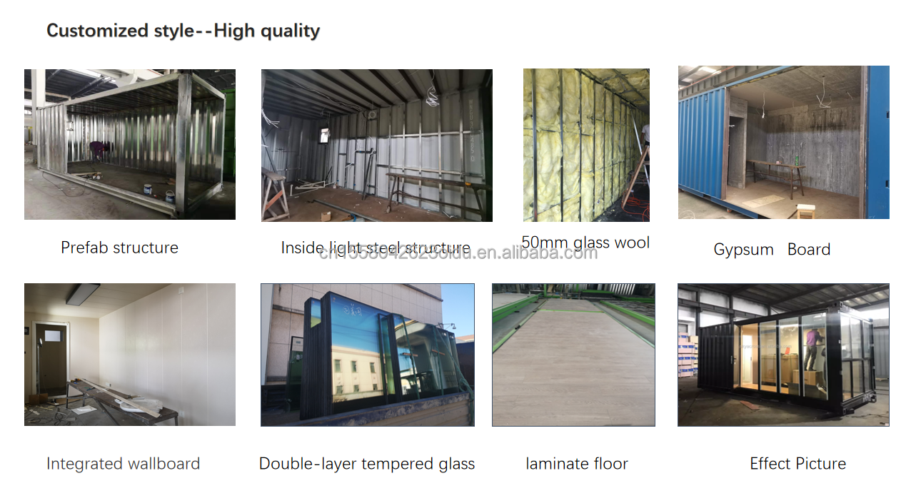 Detachable Container House 20 Feet Prefabricated Small Flat Packaging for Hotel Accommodation