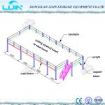 Long Span Industrial Mezzanine Floors For Warehouse Storage Custom Size
