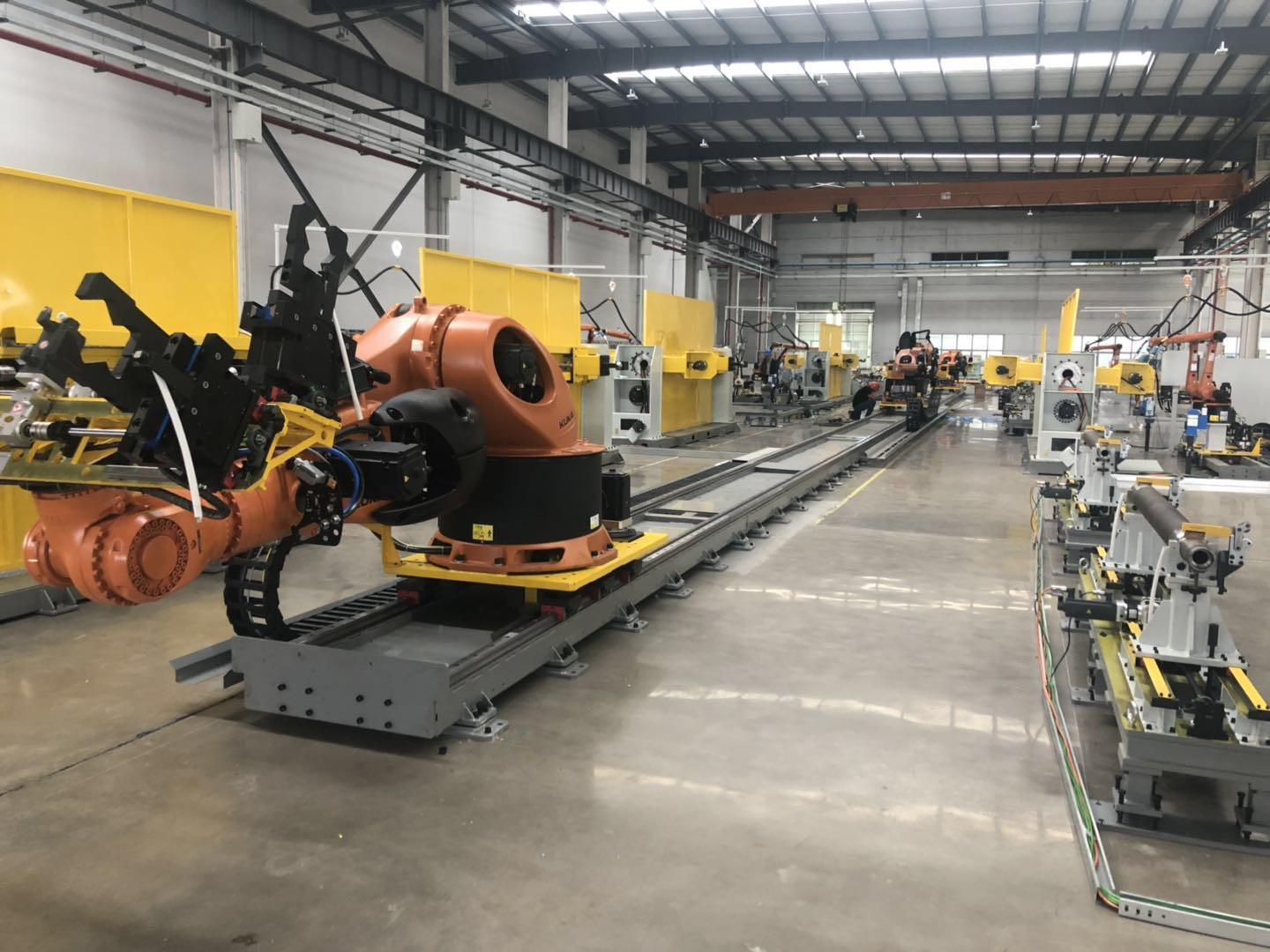 HP64 Heavy Duty Robot Tracks 350kg/M Horizontal Rack And Pinion Rail