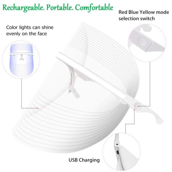 Buy cheap Skin Spa PDT LED Therapy Mask 150mAh Battery Skin Whitening from wholesalers
