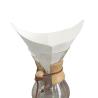 Buy cheap Disposable Cone Shaped Coffee Filter Paper #4 100pc One Bag 12.5x16.5 Cm Size from wholesalers