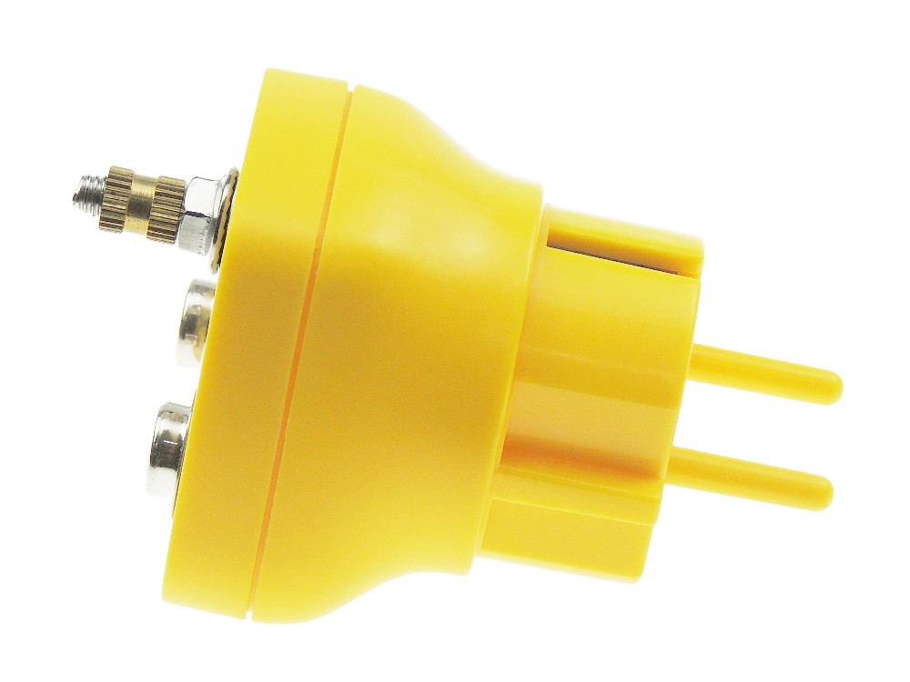 UK EBP 2X10mm Stud 1M Resistor Earth Bonding Point