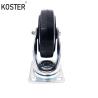 Buy cheap 600kg 8inch Heavy Duty Scaffold Black Rubber Iron Steel Core Swivel Caster Wheel with 1 from wholesalers