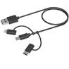 Buy cheap ROHS 3ft 10cm 3 In 1 USB Charging Cable from wholesalers