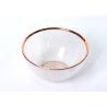 Buy cheap Round Golden Rim 33cm Embossed Crystal Glass Plates Transparent Homemade from wholesalers