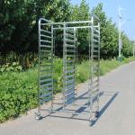 Restaurant 15 Tiers Stainless Steel Tray Trolley For Drying Oven