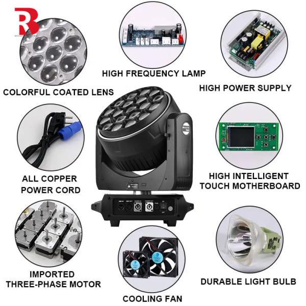 Buy cheap LED Bee Eye 19PCS 40W RGBW 4in1 Moving Head Stage Light Factory from wholesalers