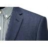 Buy cheap Single Breasted Mens Slim Fit Suit Blazer Breathable Navy T/R Fabric from wholesalers