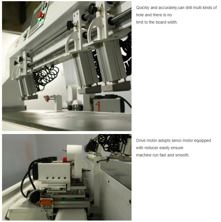 High Speed CNC Side Hole Drilling Machine 3.5kw For Wood