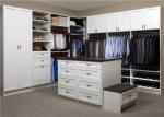 Bedroom Cabinet Walk In Closet Wardrobe MDF White Design Blum / Dtc Hardware