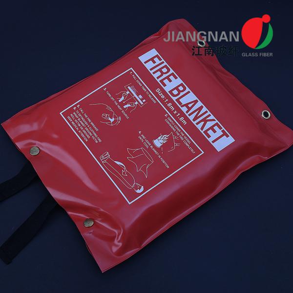Buy cheap Fiberglass Fire Blanket Soft Bag/Hard Box Protective Shield For People Emergency Fire Blanket from wholesalers