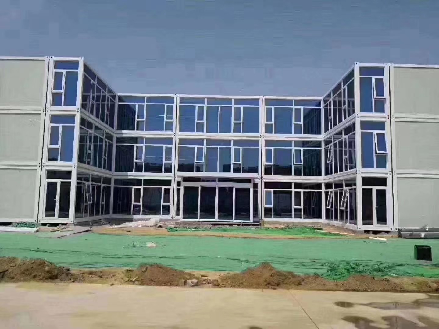 Customized Prefab Modular Steel Container Homes Steel Structural Building