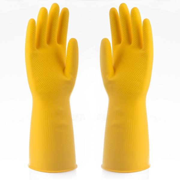Buy cheap L Waterproof Kitchen 80g Rubber Cleaning Gloves from wholesalers