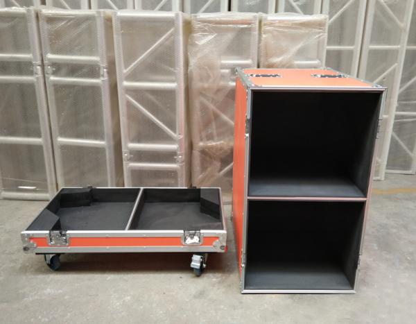 Buy cheap Orange Speaker Audio Road Aluminum Tool Cases with 9mm Thickness Fireproof Plywood Board from wholesalers