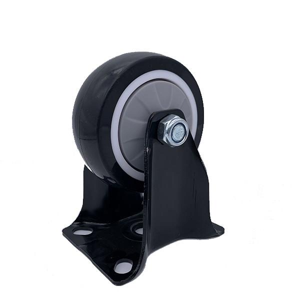 Buy cheap 8'' Black Polyurethane Wheel Rigid Fixd Heavy Duty Caster from wholesalers