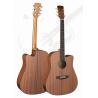 Buy cheap 41inch Good quality Whole Sapele wood acoustic guitar matt color wholesale AG52-1 from wholesalers