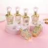 Buy cheap 30ml UV Engraving Golden Square Shaped Perfume Glass Bottle With Plastic Lid from wholesalers