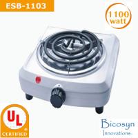 Buy cheap ESB-1103 1100 Watt low price Compact Single Buffet Burner Electric Hot Plate, product