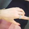 Buy cheap Diamond Ring Enchanted Lotus 18K White Gold Ring with Natural Diamonds J1FK02Z00W from wholesalers