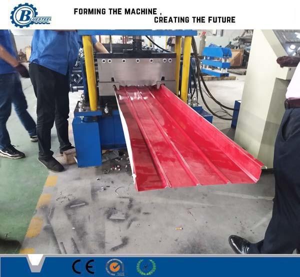 Buy cheap 45# Steel Standing Seam Roll Forming Machine 20-22 Stations from wholesalers