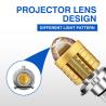 Buy cheap 15W Brightest H4 Led Bulb Motorcycle 1500LM Bicolor Moto Led Headlight from wholesalers