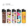 Buy cheap Chocolate Normal Label DY-077 Refillable Gas Flint Lighter Ultimate Smoking Companion from wholesalers