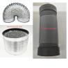 Buy cheap Eco Friendly Electric T Shape Chimney Hood Low Noise Stainless Steel Filter Silver Color Coaming from wholesalers